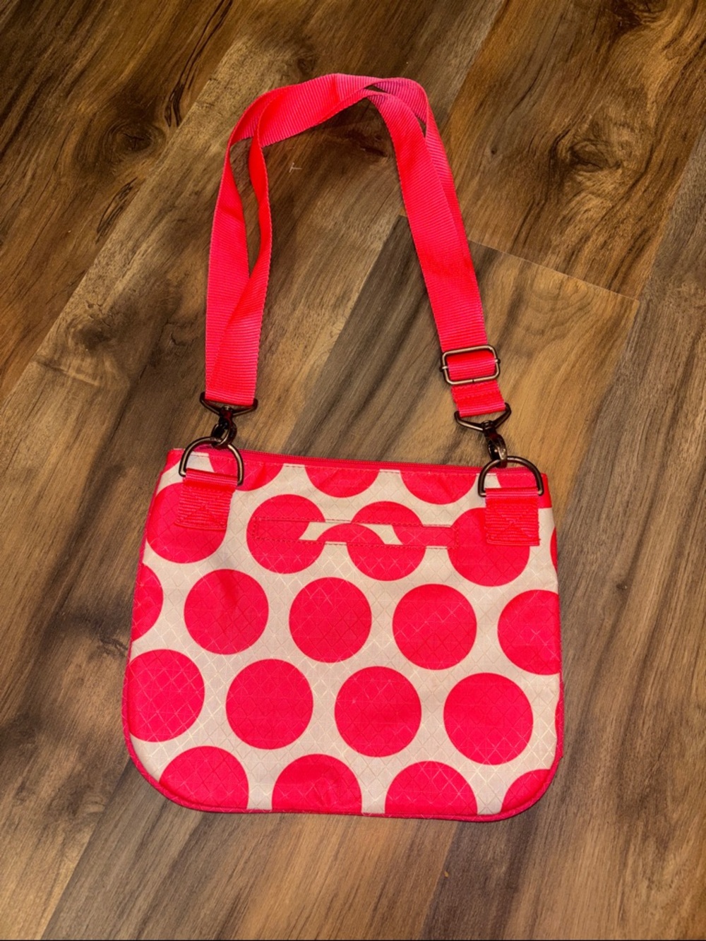 Thirty-One Pink Polka Dot Purse